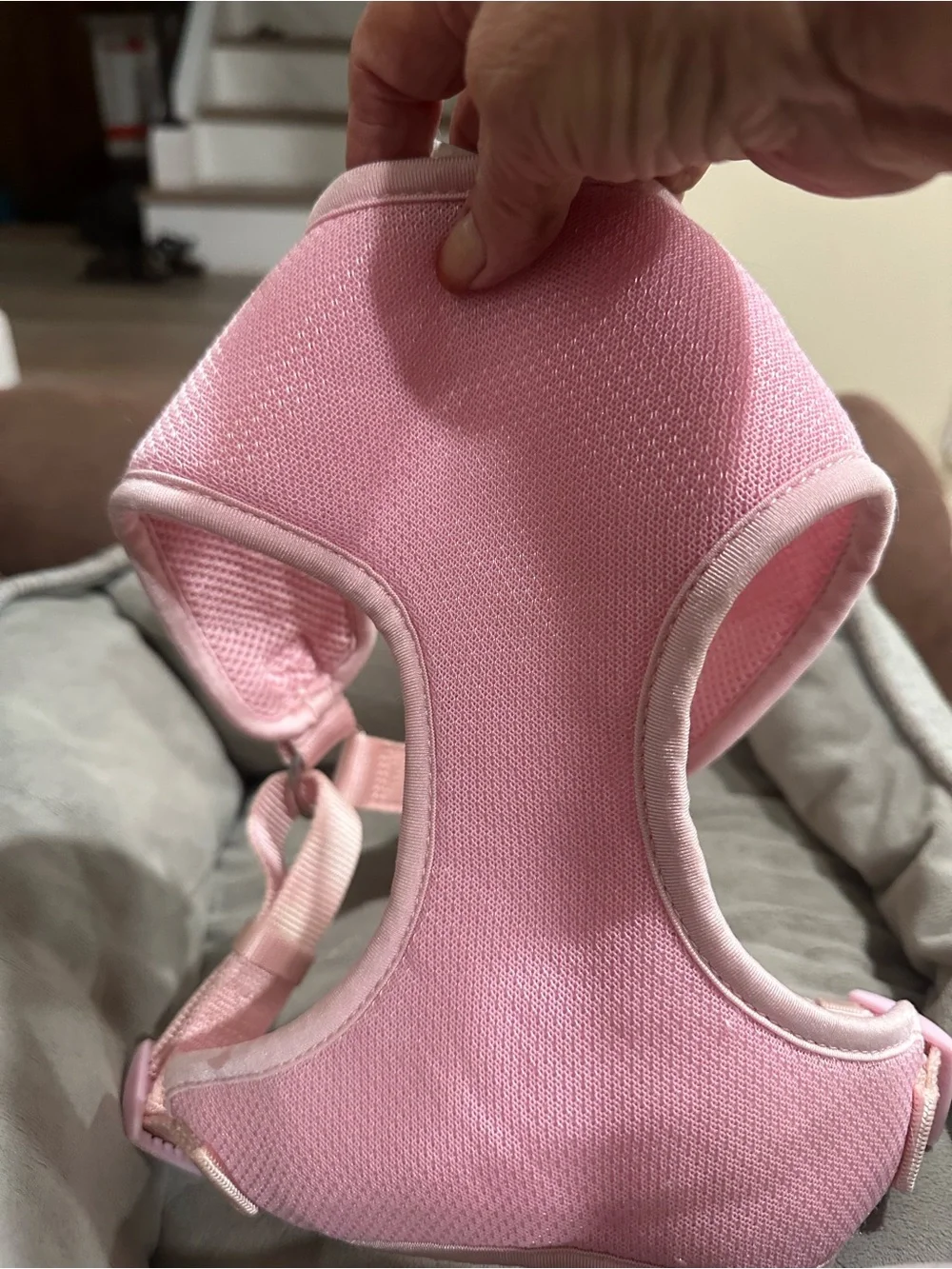 “Top Paw”Soft Pink Padded Dog Harness